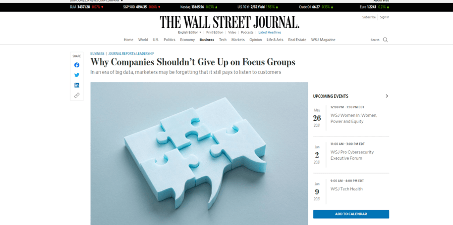 Wall Street Journal InterQ Research
